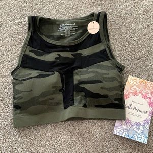 Camo sport bra